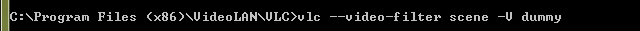 Automatically create movie screencaps using vlc media player command prompt input
