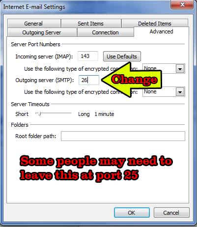 Setup outlook 2010 for Host Gator, Idosolu, Idohost.in Website Hosting step 6